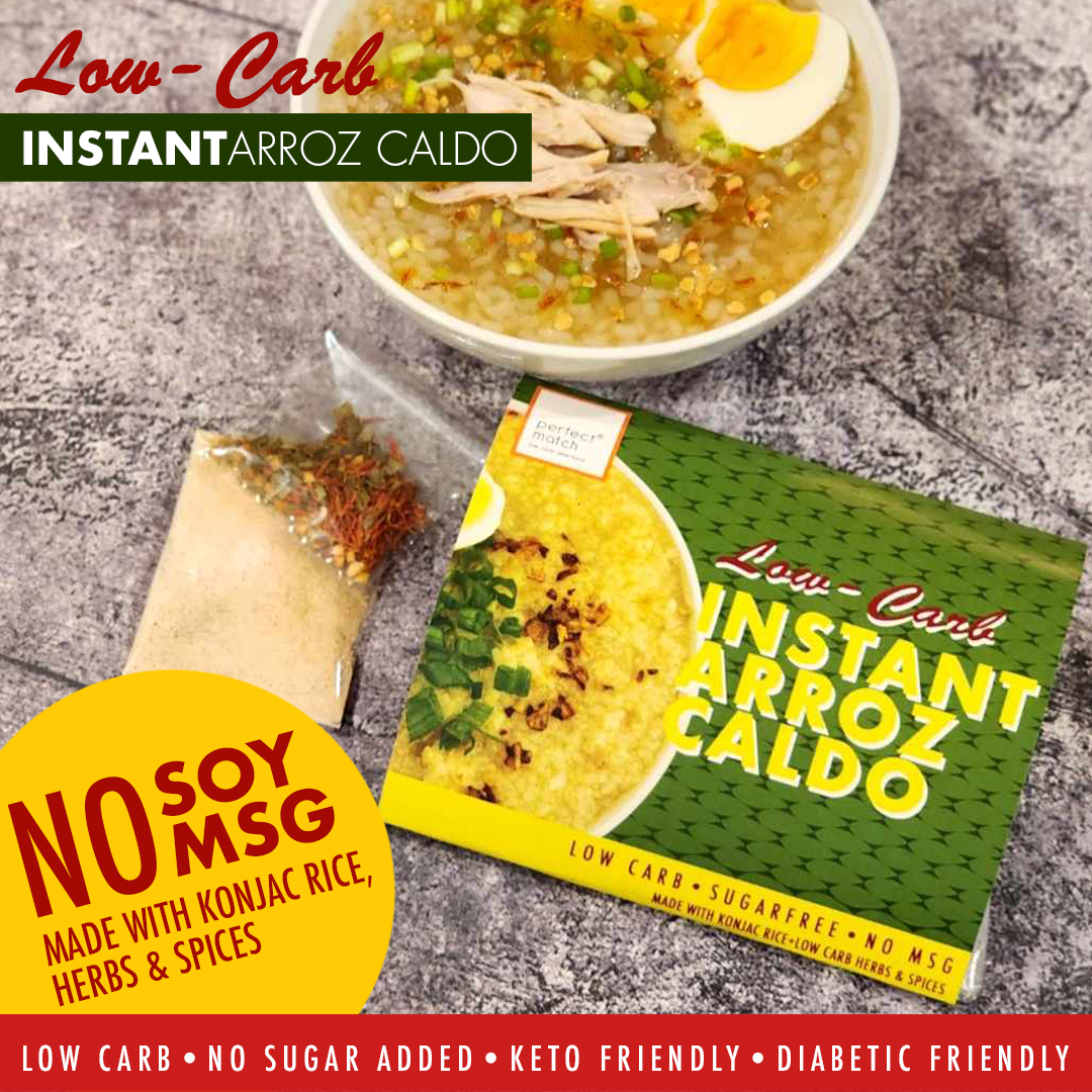 PerfectMatch Low-carb® I Instant Arrozcaldo l Keto-friendly l Vegan-Friendly l Diabetic-Friendly l Sugar-free