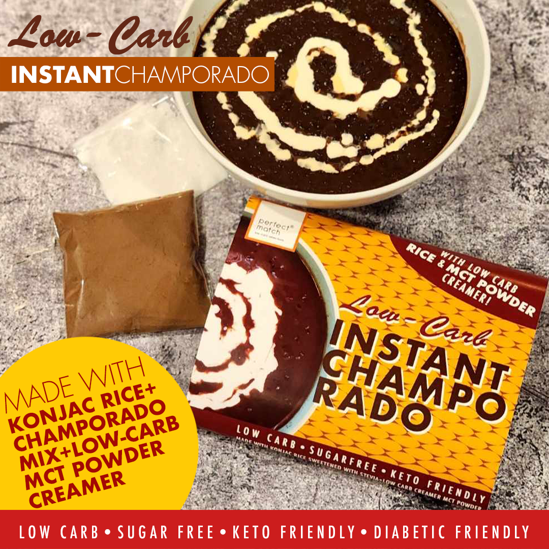 PerfectMatch Low-carb® I Instant Champorado l Keto-friendly l Vegan-Friendly l Diabetic-Friendly l Sugar-free