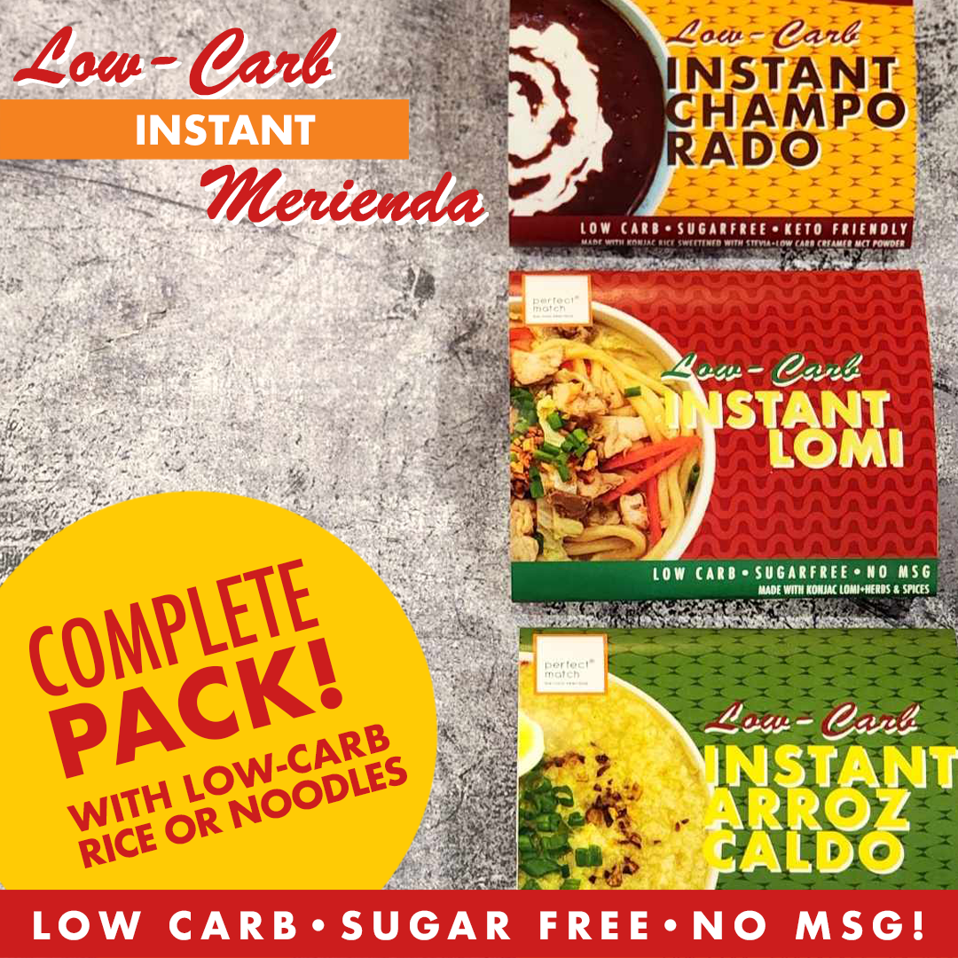 PerfectMatch Low-carb® I Instant Meals l Keto-friendly l Vegan-Friendly l Diabetic-Friendly l Sugar-free