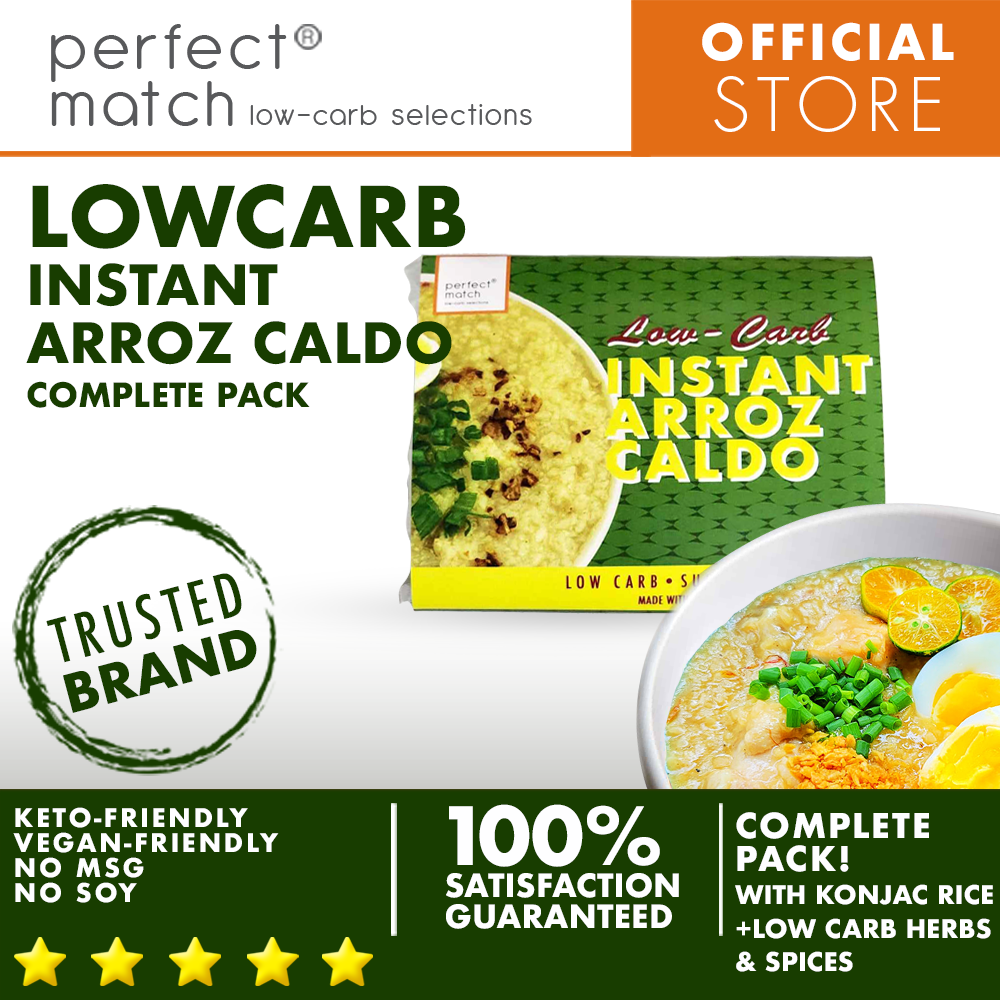 PerfectMatch Low-carb® I Instant Arrozcaldo l Keto-friendly l Vegan-Friendly l Diabetic-Friendly l Sugar-free