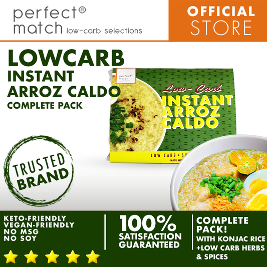 PerfectMatch Low-carb® I Instant Arrozcaldo l Keto-friendly l Vegan-Friendly l Diabetic-Friendly l Sugar-free