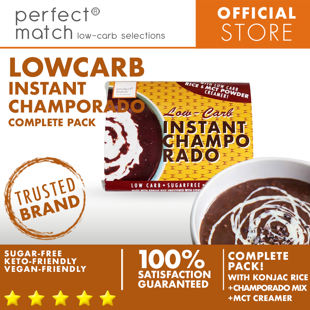 PerfectMatch Low-carb® I Instant Champorado l Keto-friendly l Vegan-Friendly l Diabetic-Friendly l Sugar-free