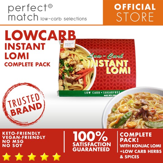 PerfectMatch Low-carb® I Instant Lomi l Keto-friendly l Vegan-Friendly l Diabetic-Friendly l Sugar-free