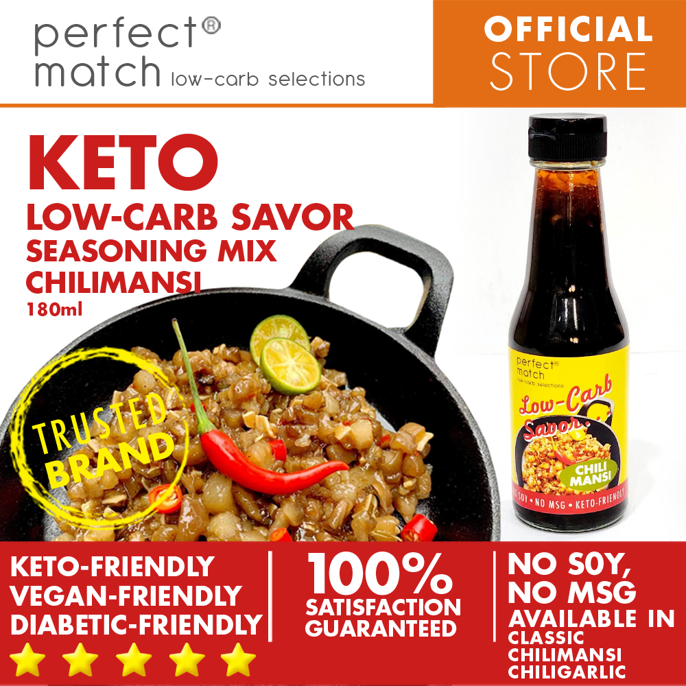 PerfectMatch Low-carb® I Savor Liquid Seasoning Classic l Keto-friendly l Vegan-Friendly l Diabetic-Friendly l 180ml