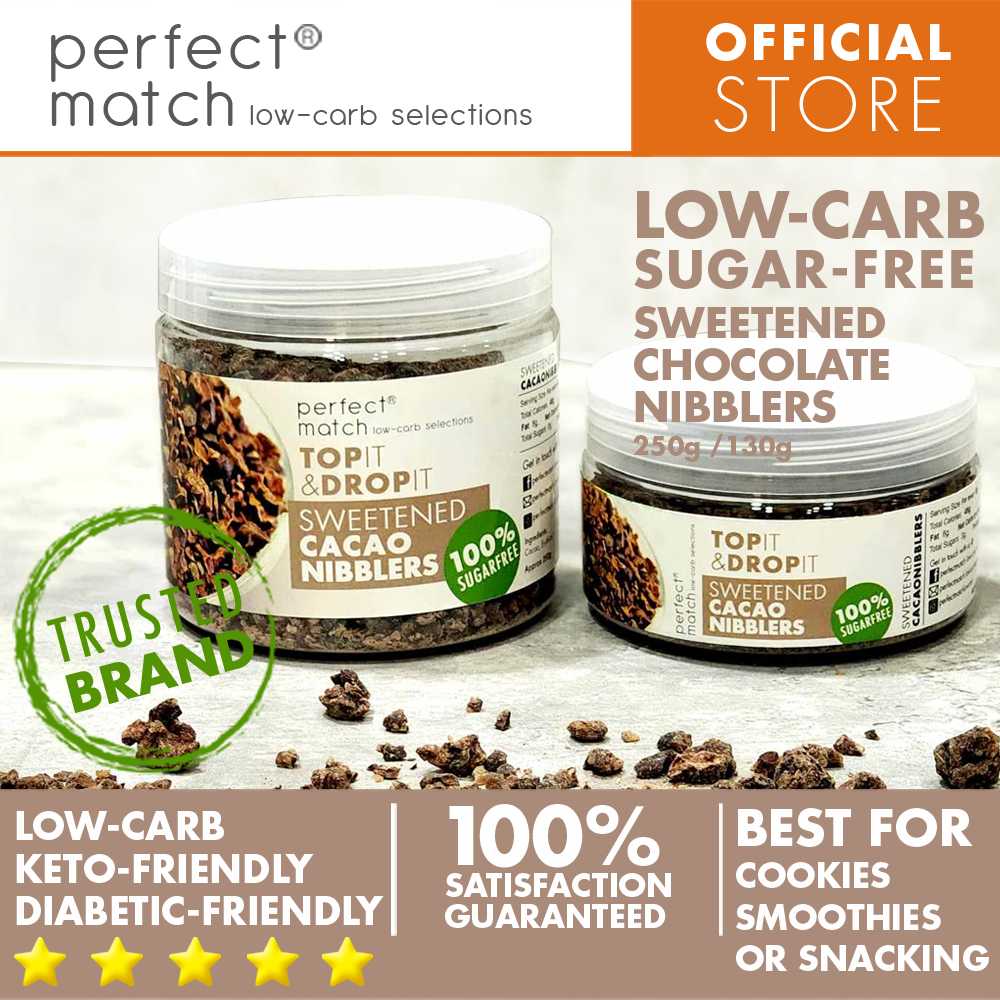 PerfectMatch Low-carb® I Low-carb Keto Mint Choco Droplets l Sugar-free