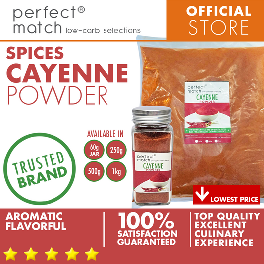 PerfectMatch Low-carb® I Cayenne Powder I Organic Spices I Top Quality Spices