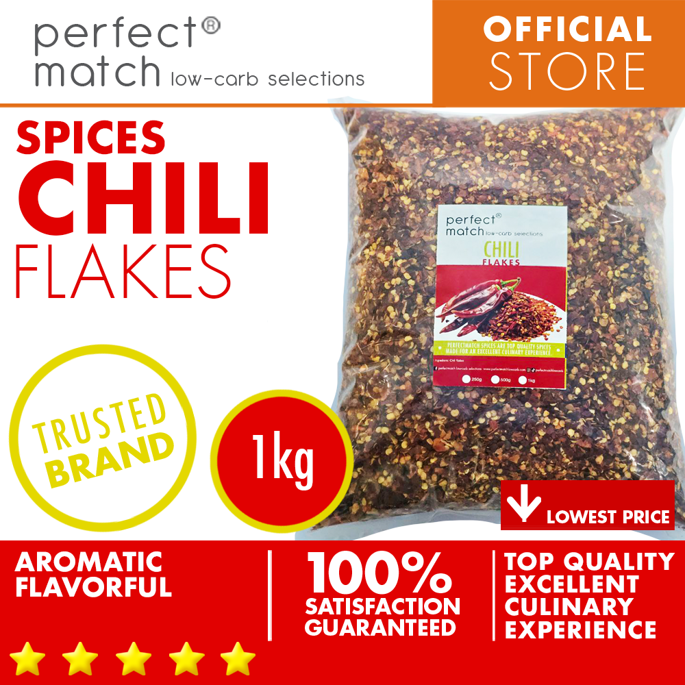 PerfectMatch Low-carb® I Chili Flakes I Organic Spices I Top Quality Spices