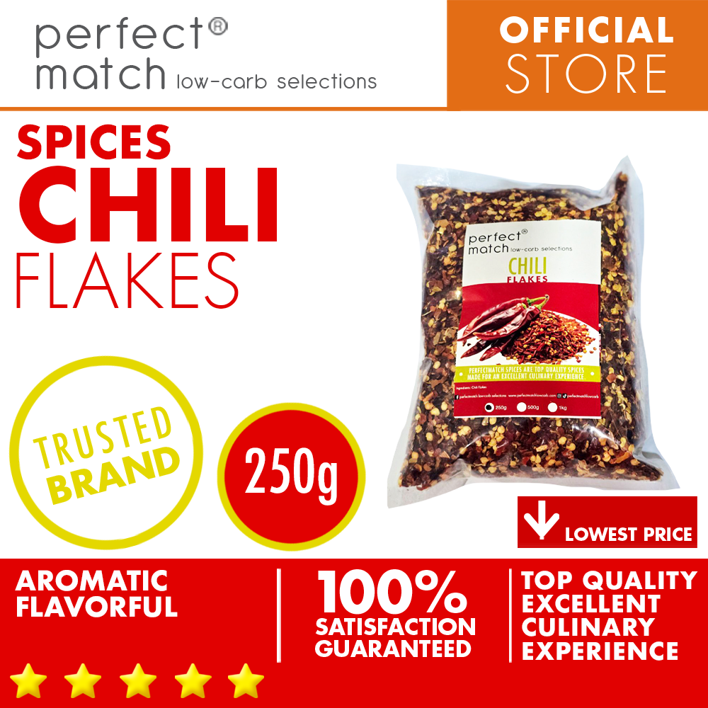 PerfectMatch Low-carb® I Chili Flakes I Organic Spices I Top Quality Spices