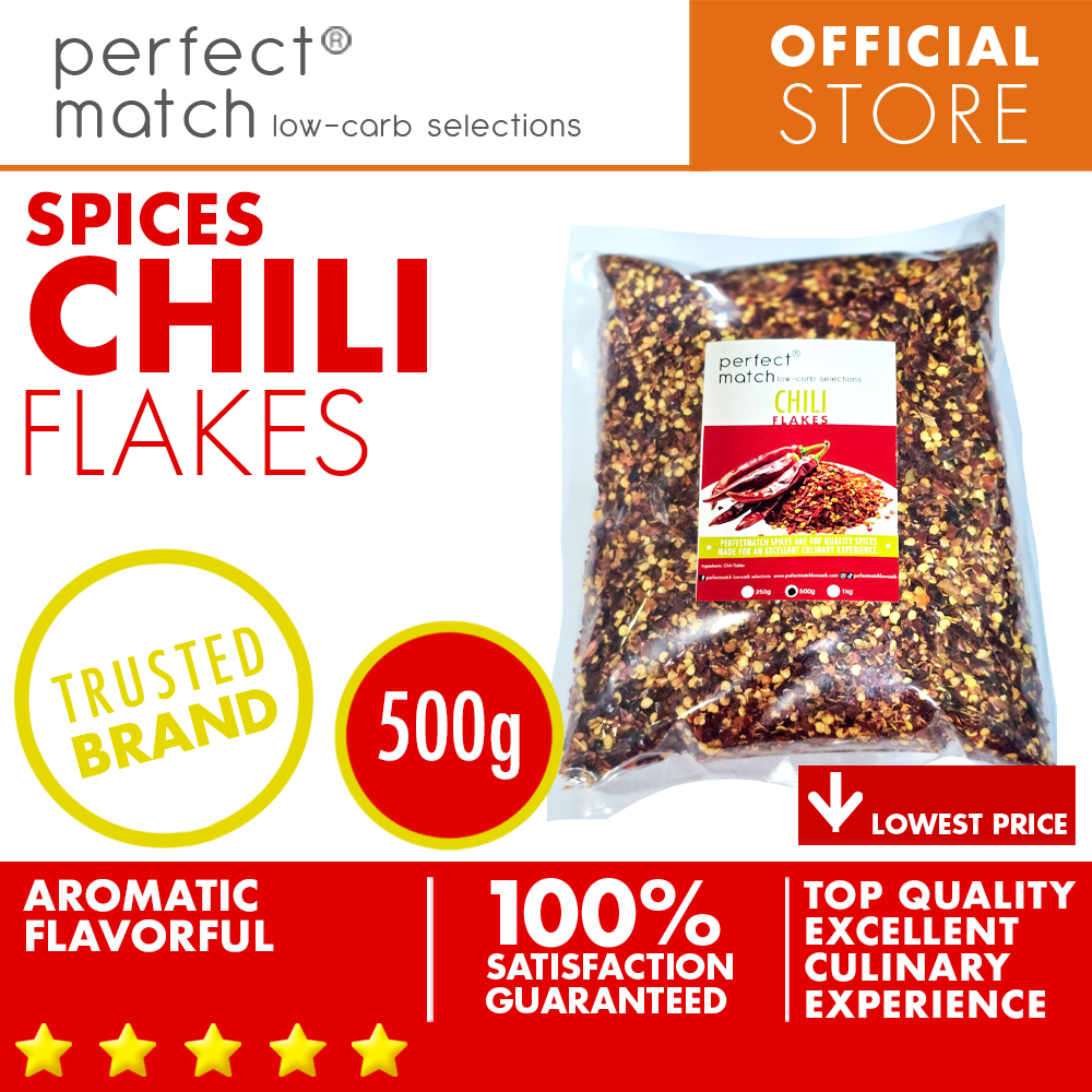 PerfectMatch Low-carb® I Chili Flakes I Organic Spices I Top Quality Spices