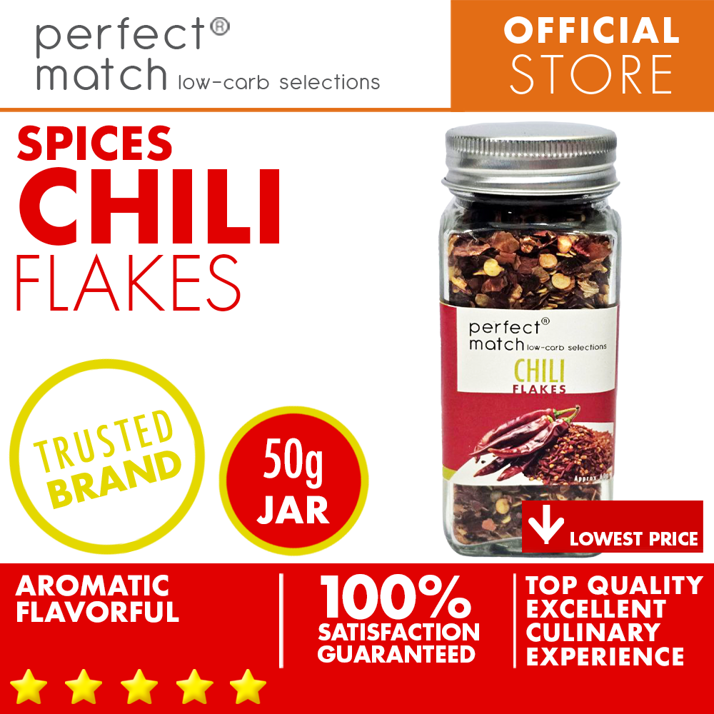 PerfectMatch Low-carb® I Chili Flakes I Organic Spices I Top Quality Spices