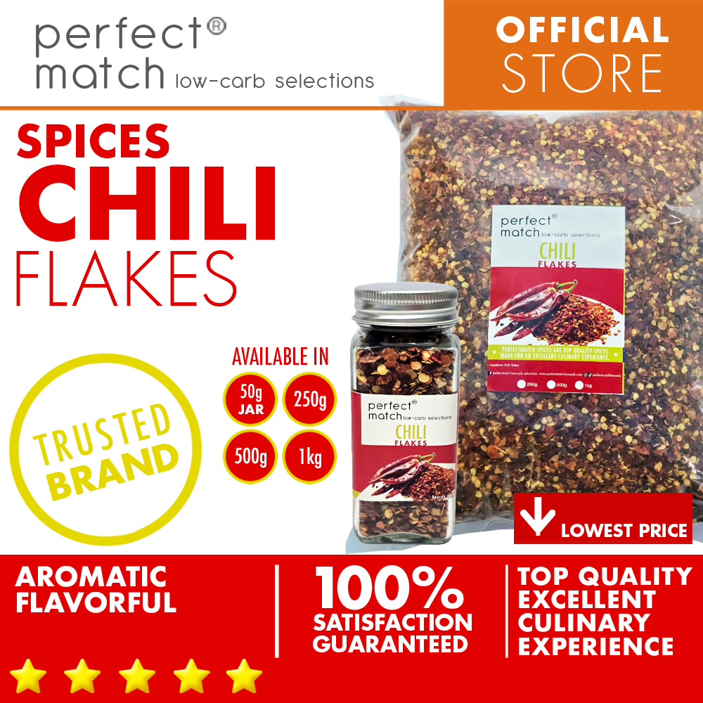 PerfectMatch Low-carb® I Chili Flakes I Organic Spices I Top Quality Spices