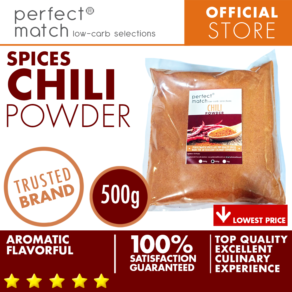 PerfectMatch Low-carb® I Chili Powder I Organic Spices I Top Quality Spices