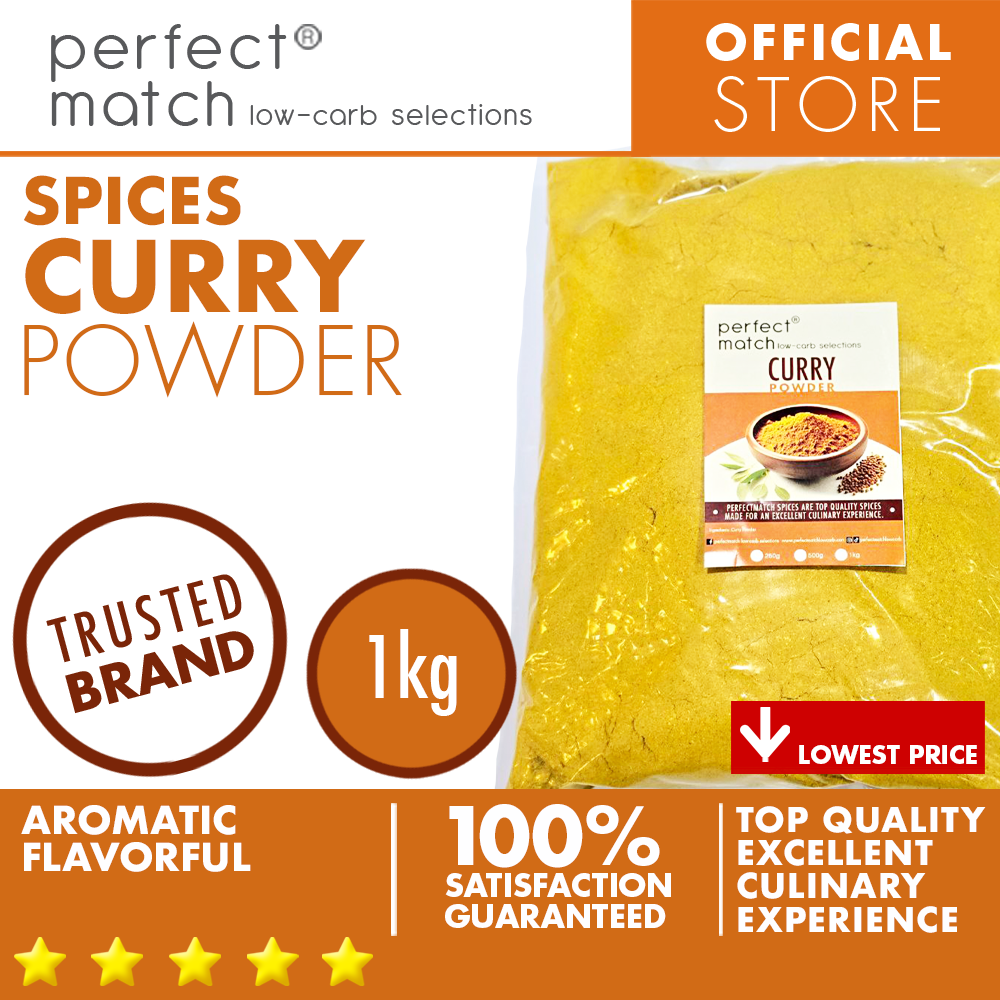 PerfectMatch Low-carb® I Curry Powder I Organic Spices I Top Quality Spices 