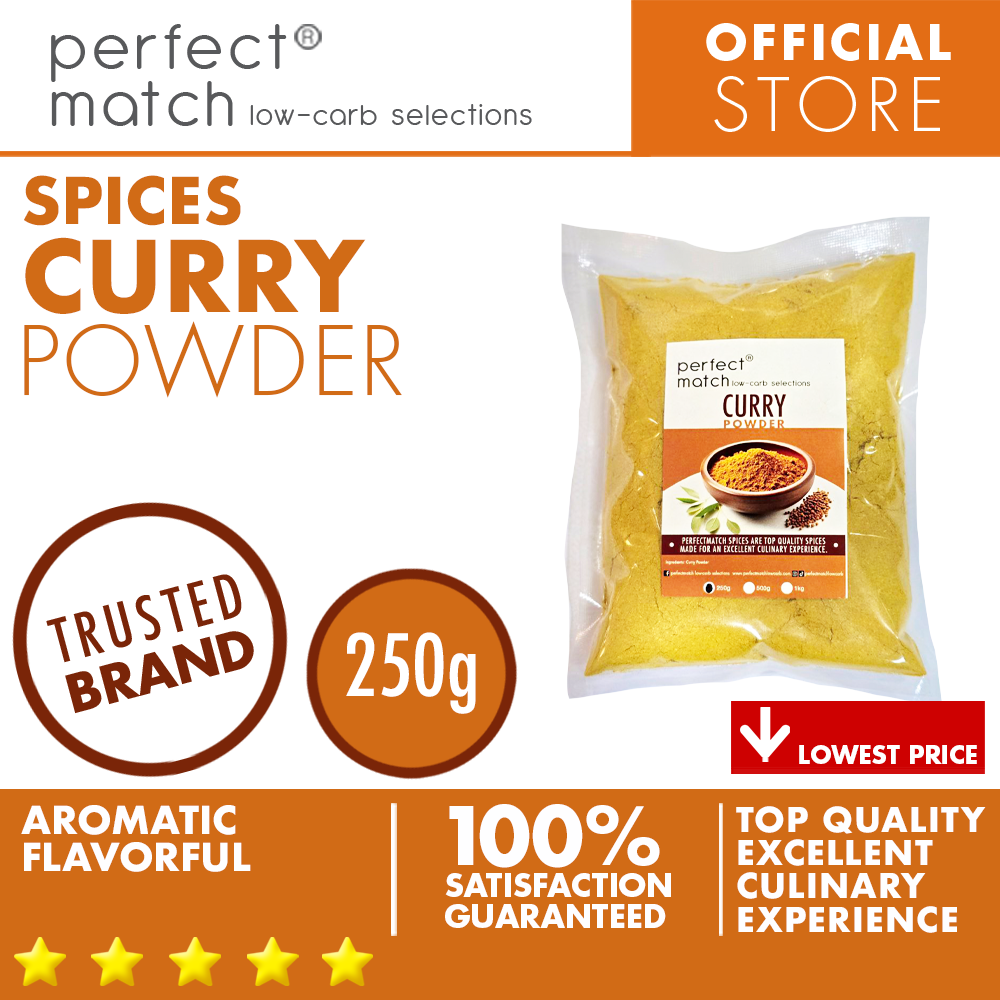 PerfectMatch Low-carb® I Curry Powder I Organic Spices I Top Quality Spices 