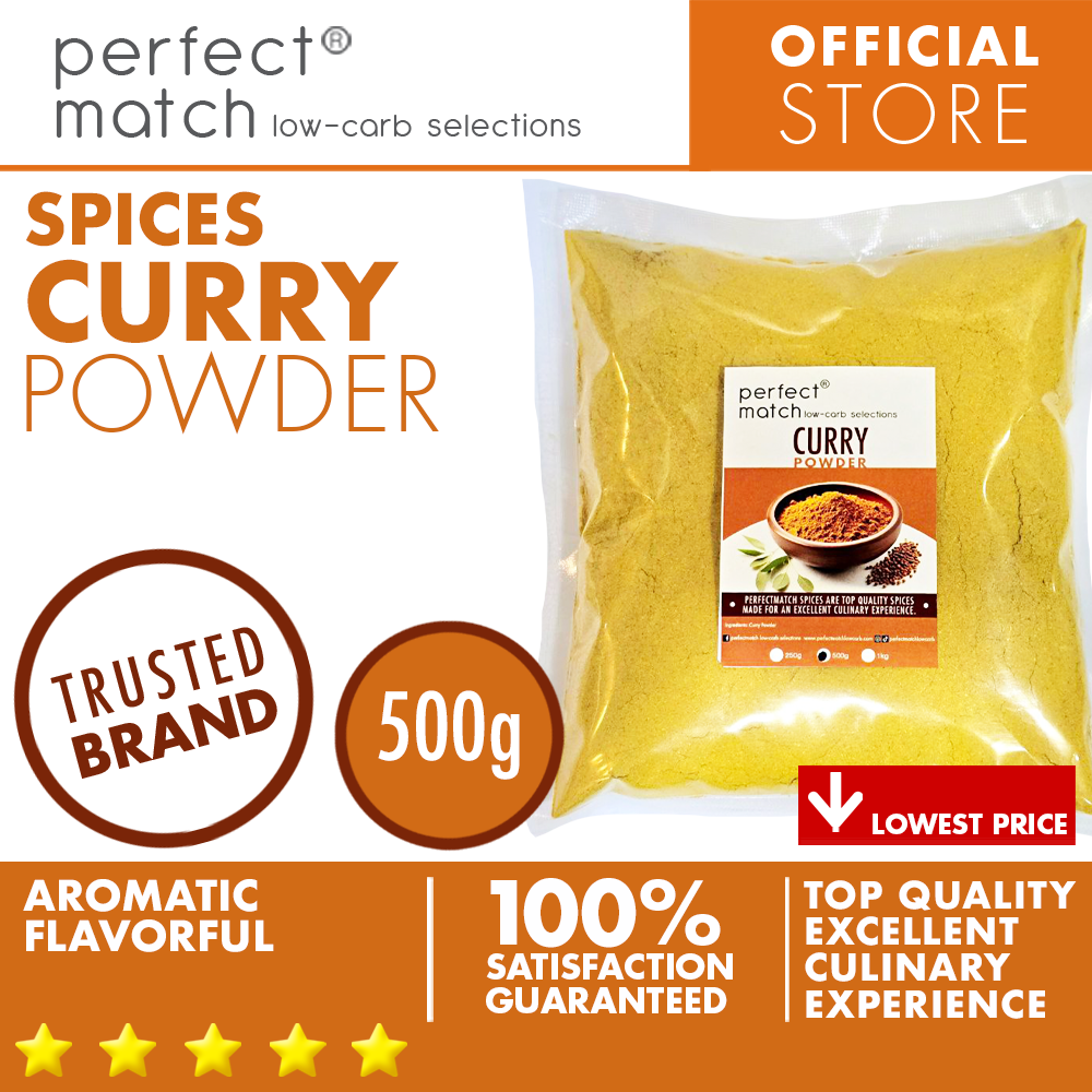 PerfectMatch Low-carb® I Curry Powder I Organic Spices I Top Quality Spices 