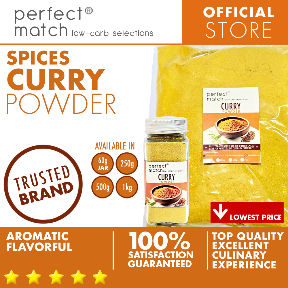 PerfectMatch Low-carb® I Curry Powder I Organic Spices I Top Quality Spices 