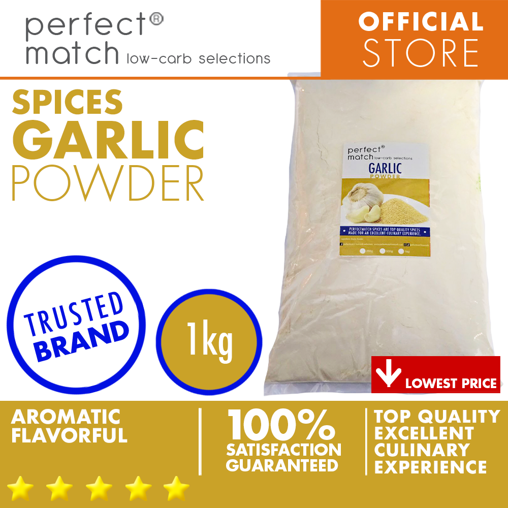 PerfectMatch Low-carb® I Garlic Powder I Organic Spices I Top Quality Spices