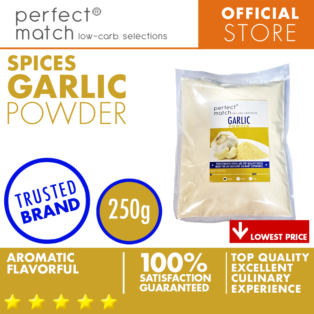 PerfectMatch Low-carb® I Garlic Powder I Organic Spices I Top Quality Spices