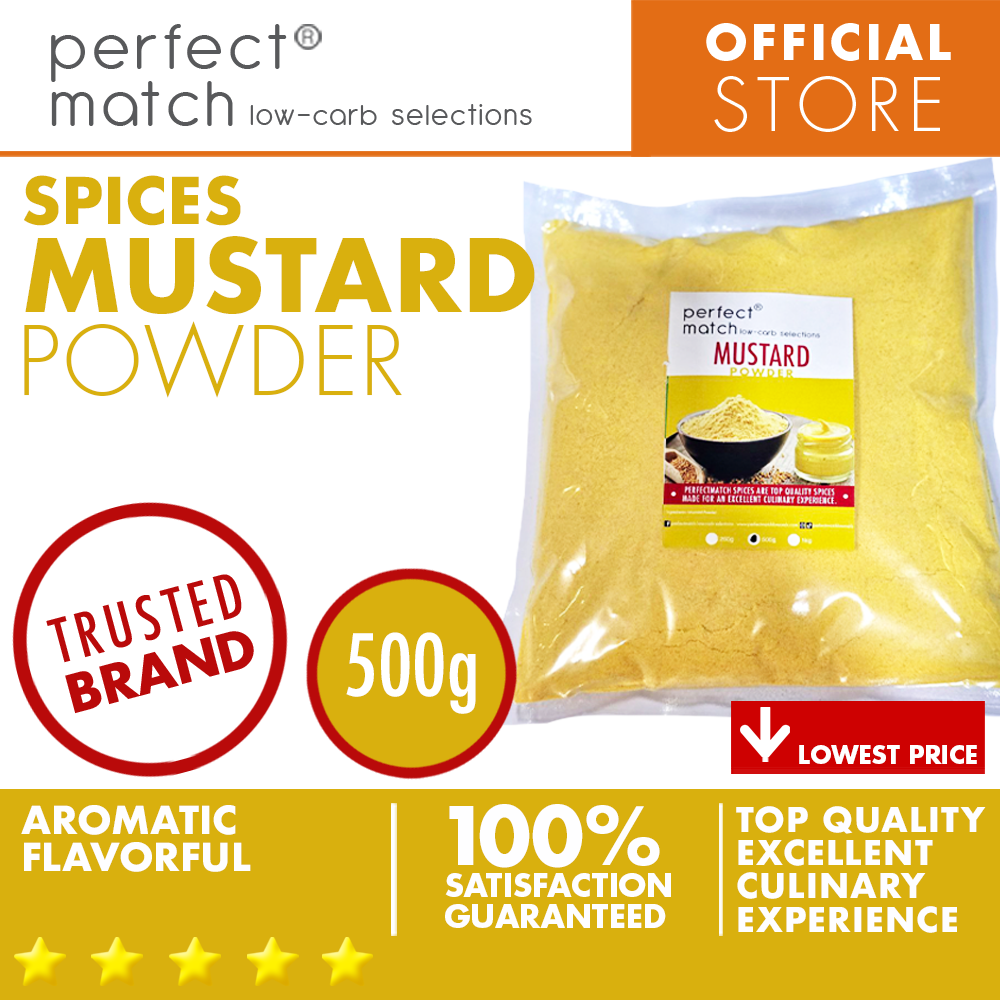 PerfectMatch Low-carb® I Mustard Powder I Organic Spices I Top Quality Spices