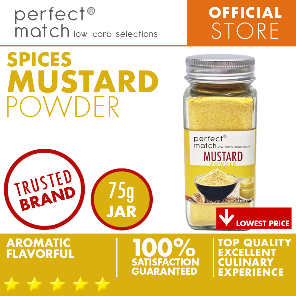 PerfectMatch Low-carb® I Mustard Powder I Organic Spices I Top Quality Spices