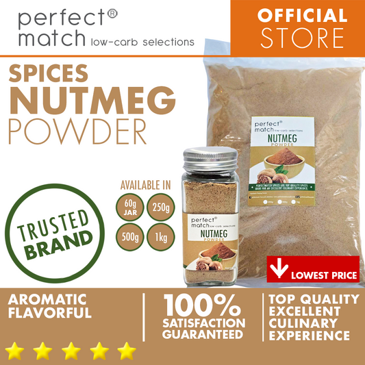 PerfectMatch Low-carb® I Nutmeg Powder I Organic Spices I Top Quality Spices