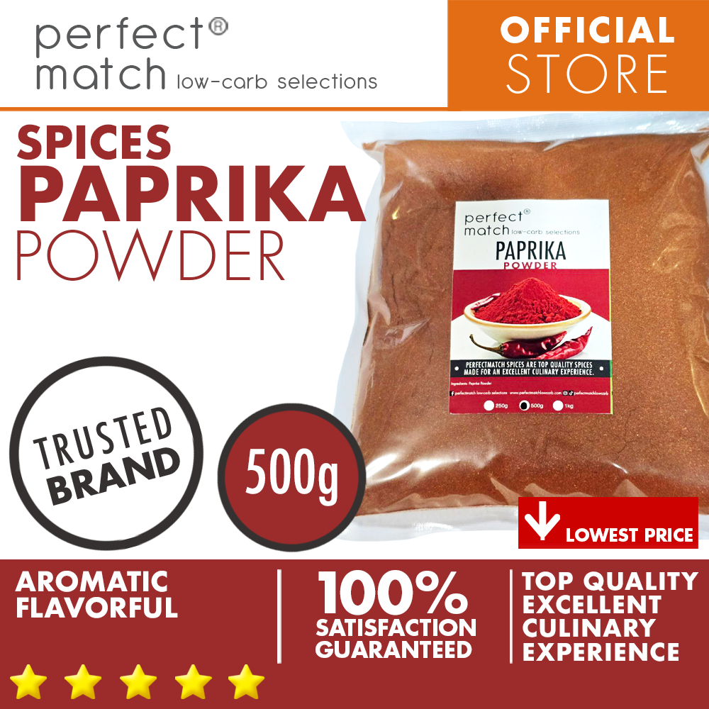 PerfectMatch Low-carb® I Paprika Powder I Organic Spices I Top Quality Spices