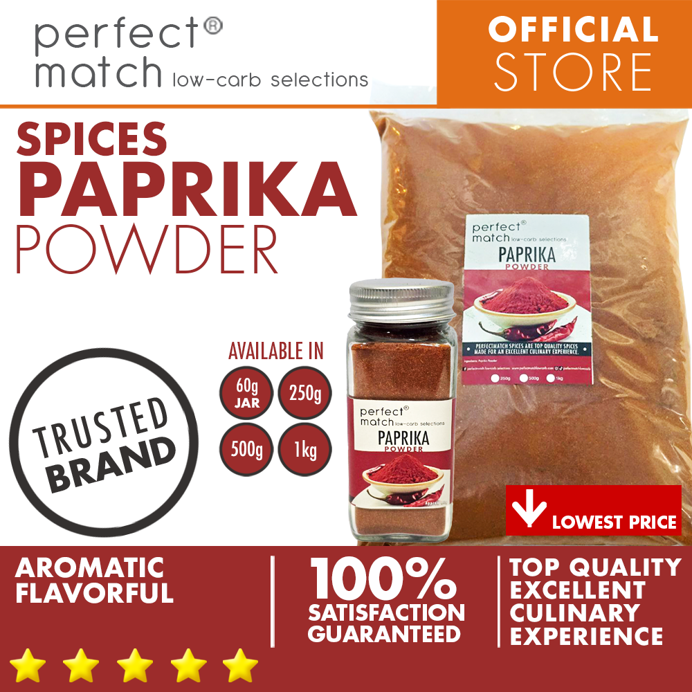 PerfectMatch Low-carb® I Paprika Powder I Organic Spices I Top Quality Spices