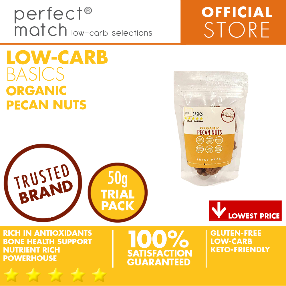 PerfectMatch Low-carb® | Pecan Nuts | Antioxidants l Keto-friendly | Gluten-free 