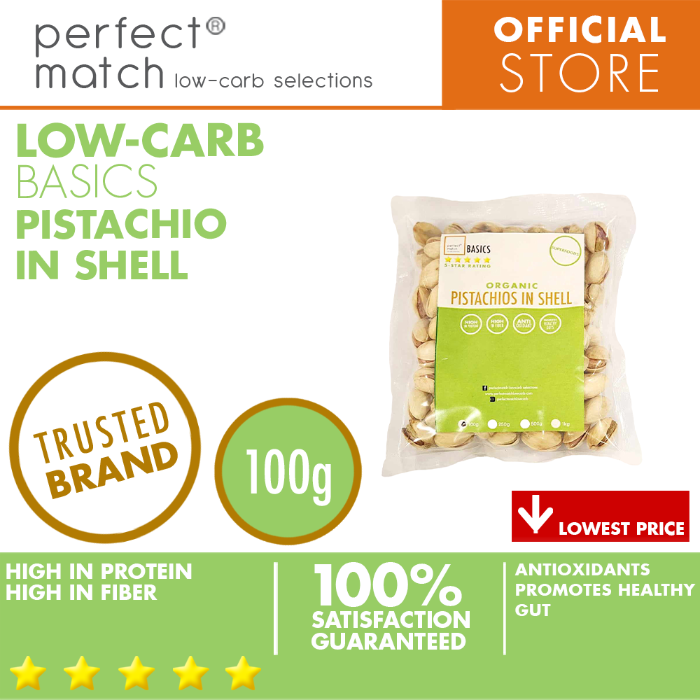 PerfectMatch Low-carb® | Pistachio Shelled | High in Protein | High in Fiber