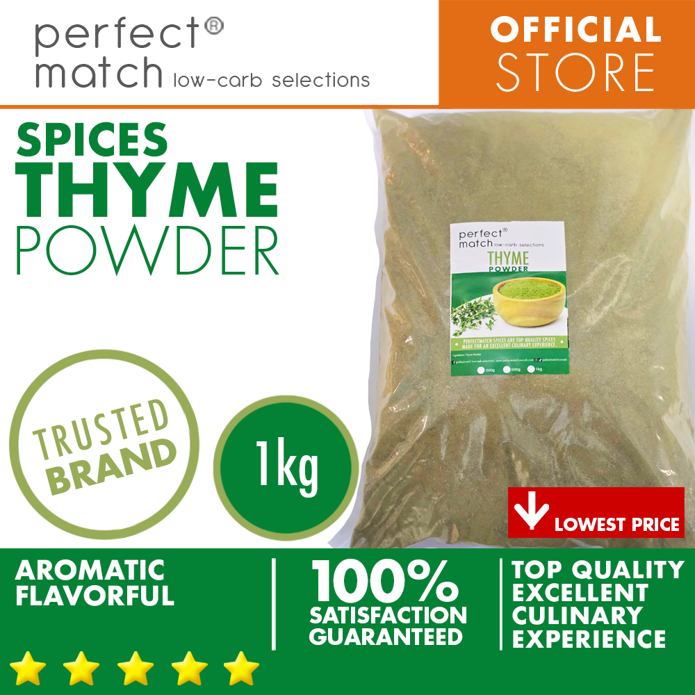 PerfectMatch Low-carb® I Thyme Powder I Organic Spices I Top Quality Spices