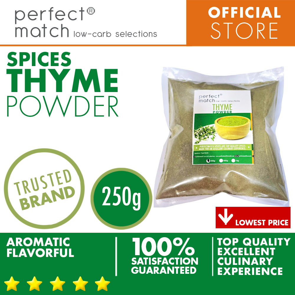 PerfectMatch Low-carb® I Thyme Powder I Organic Spices I Top Quality Spices