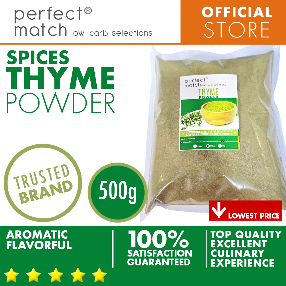 PerfectMatch Low-carb® I Thyme Powder I Organic Spices I Top Quality Spices