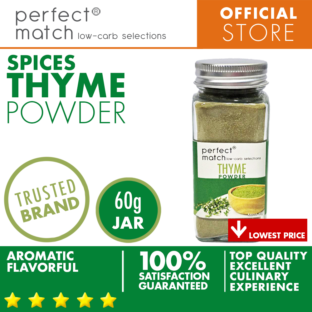 PerfectMatch Low-carb® I Thyme Powder I Organic Spices I Top Quality Spices