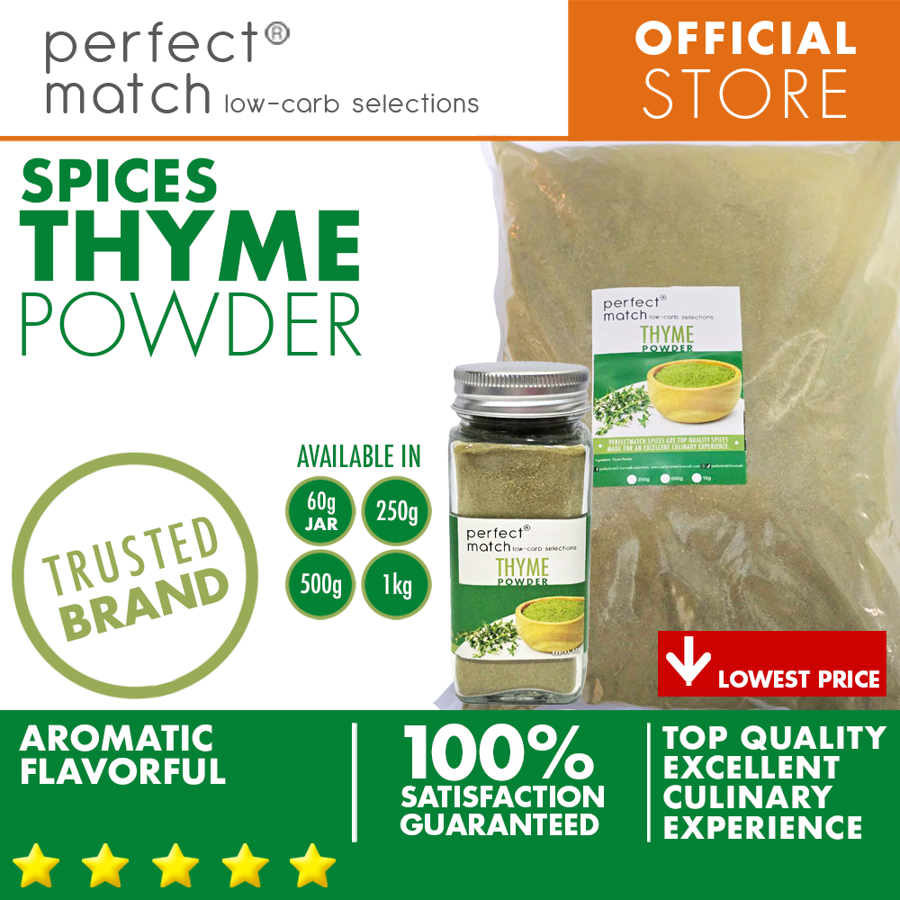 PerfectMatch Low-carb® I Thyme Powder I Organic Spices I Top Quality Spices