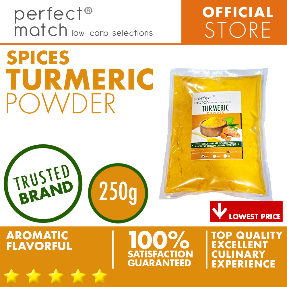 PerfectMatch Low-carb® I Turmeric Powder I Organic Spices I Top Quality Spices