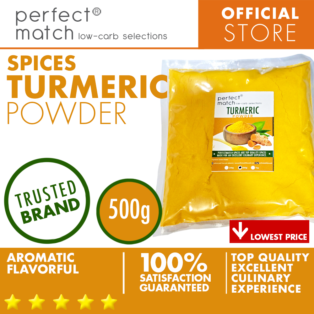 PerfectMatch Low-carb® I Turmeric Powder I Organic Spices I Top Quality Spices