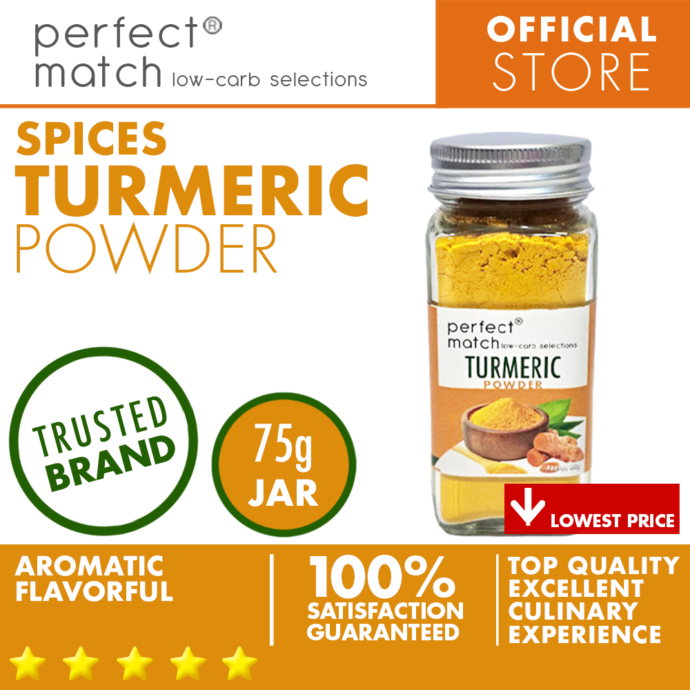 PerfectMatch Low-carb® I Turmeric Powder I Organic Spices I Top Quality Spices