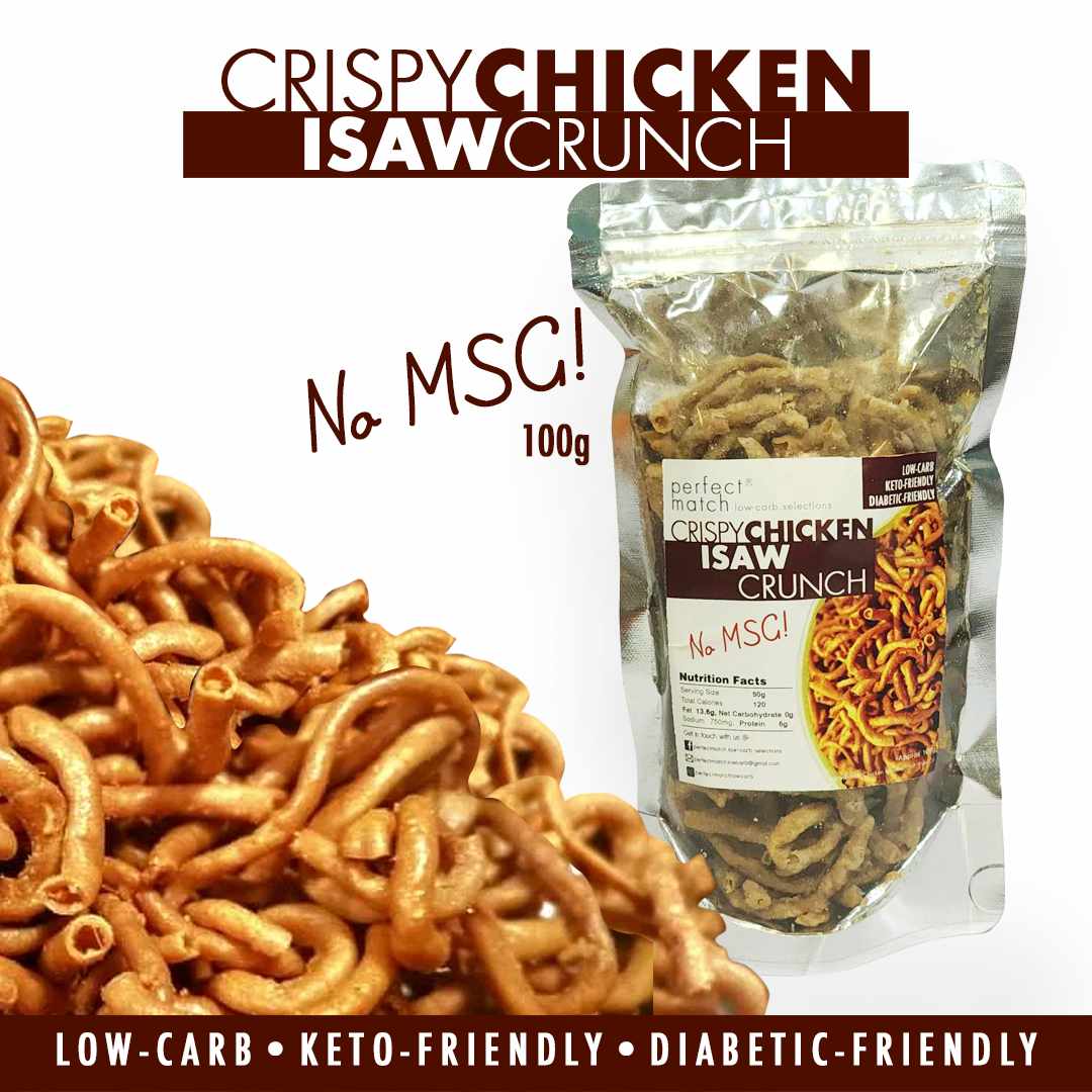 PerfectMatch Low-carb® l Chicken Isaw Crunch l Original I Keto-friendly l 100 grams
