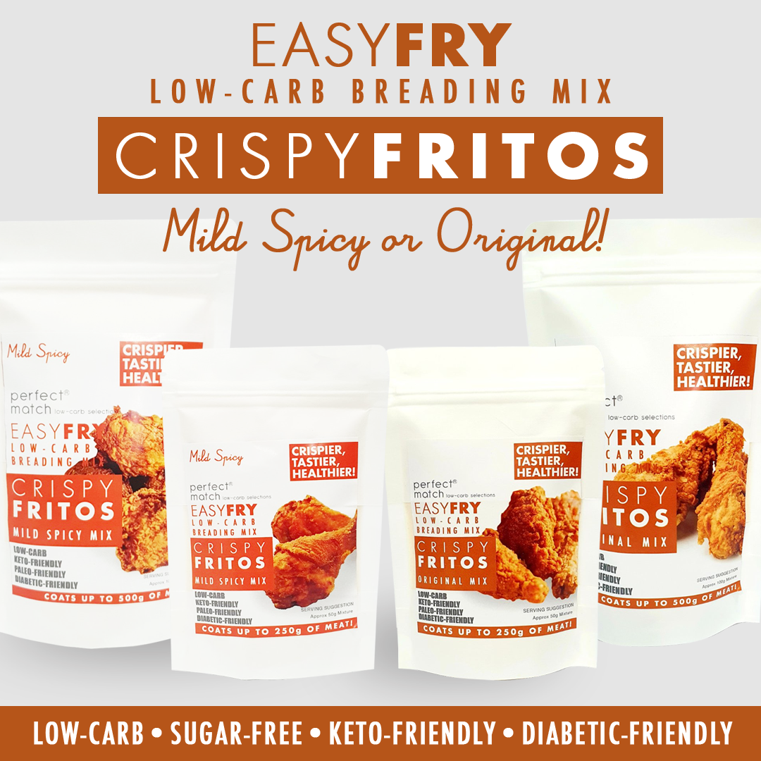 PerfectMatch Low-carb l Keto Crispy Fry Breading Mix l Crispy Fritos Mild Spicy 50g l Sugarfree